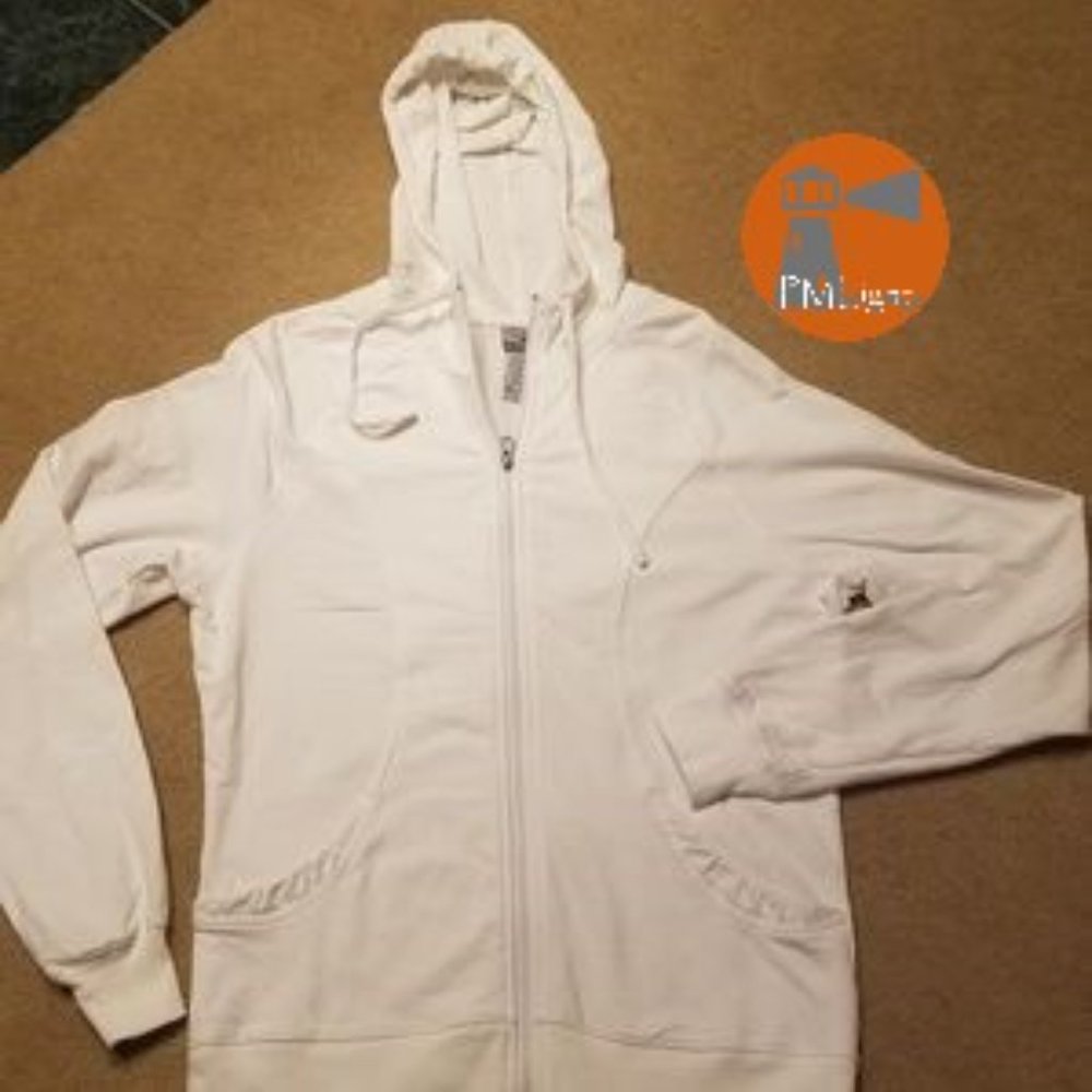 C9 by Champion Jacket Medium White Hooded